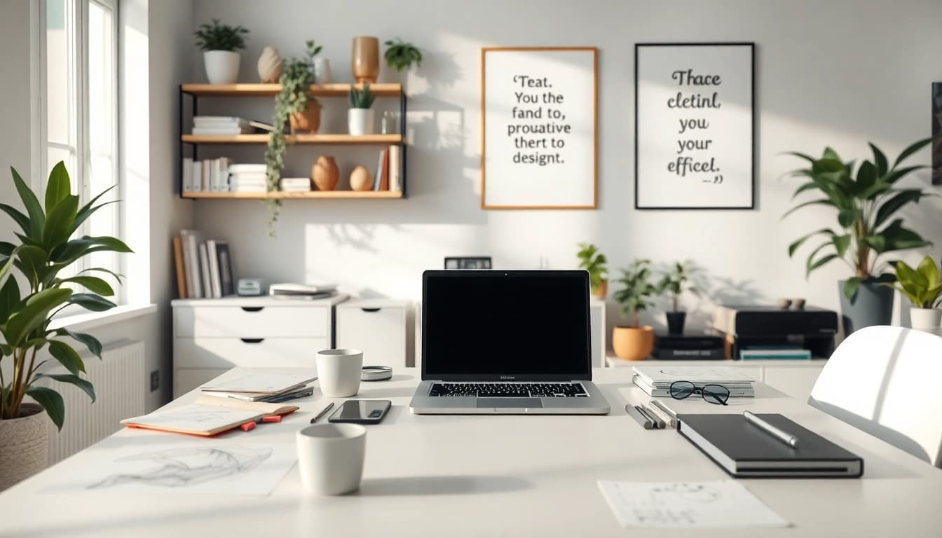 Verbeter jouw creativiteit met de moderne werkplek van https://www.stofnodig.nl vol design tools.