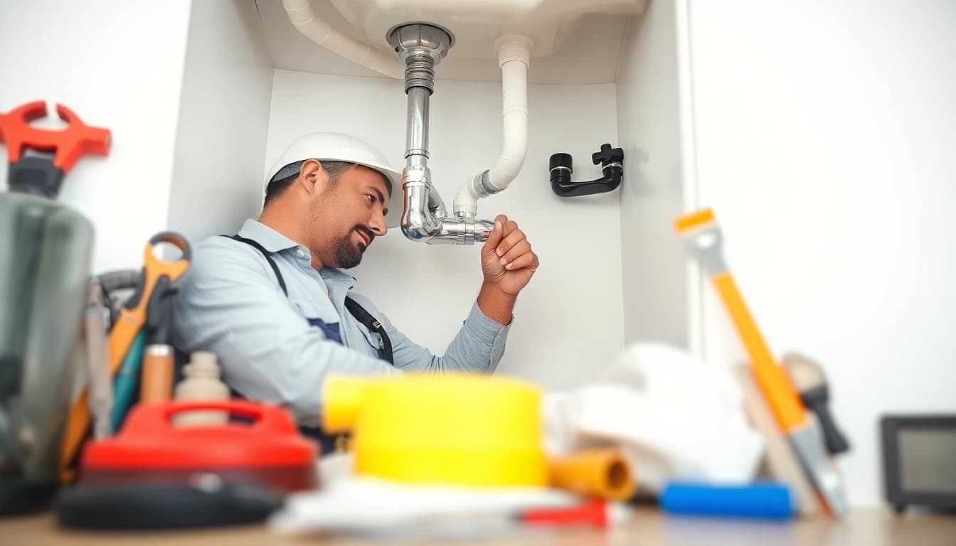 Home plumbing inspection showcasing whole house repiping services Clearwater FL by a professional plumber.