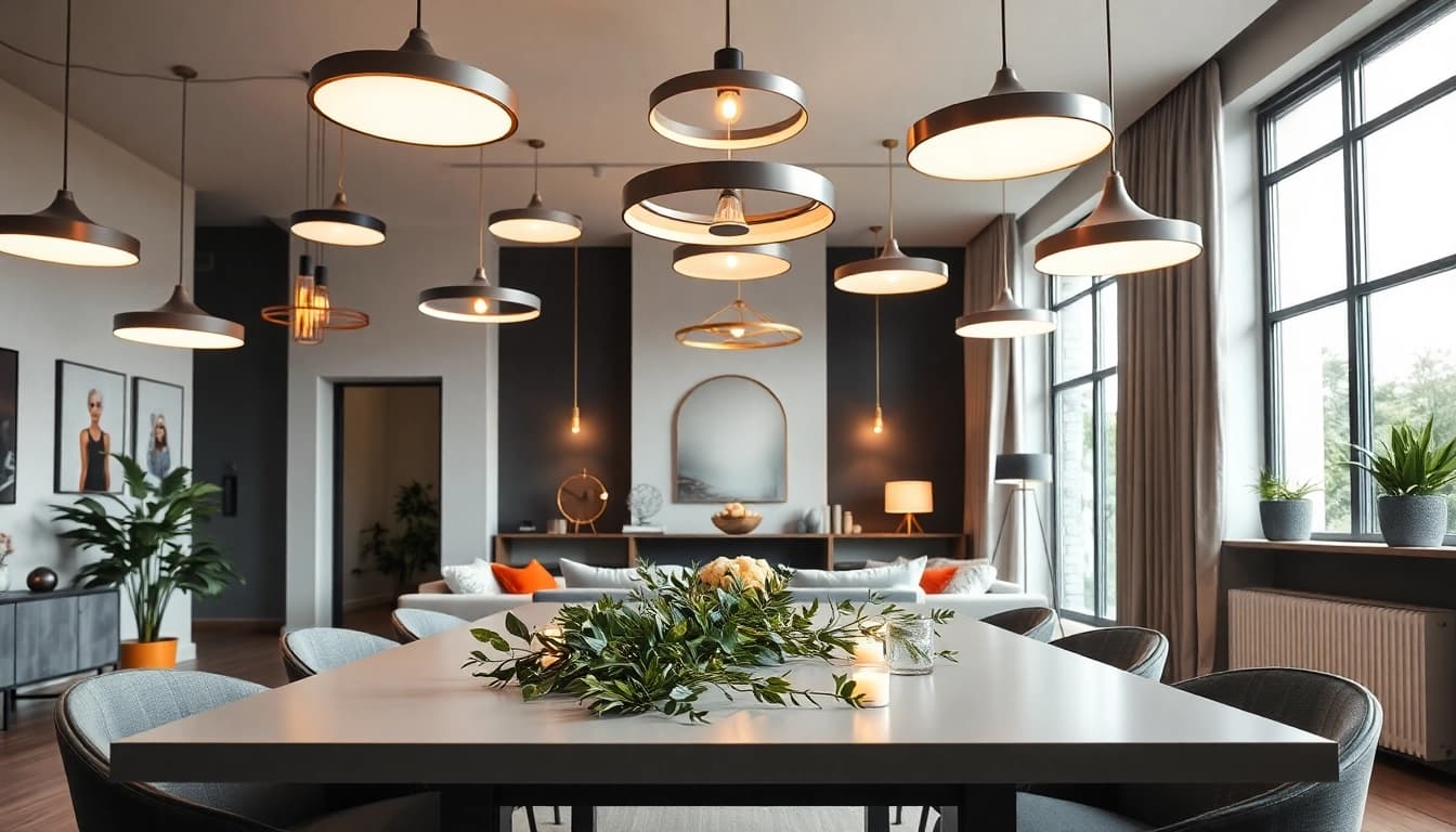 Explore innovative lighting solutions in a stylishly designed home setting.