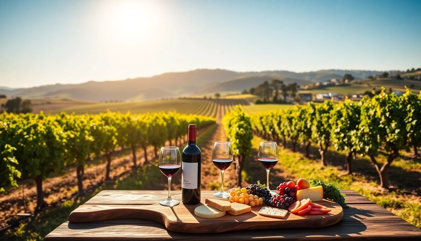 Discover the best wineries in California while enjoying scenic vineyard views and wine tasting setups.