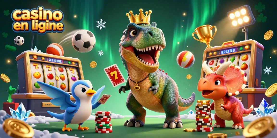 Jouer sur un casino en ligne captivant avec des personnages de dessins animés et des éléments de jeux d'argent.