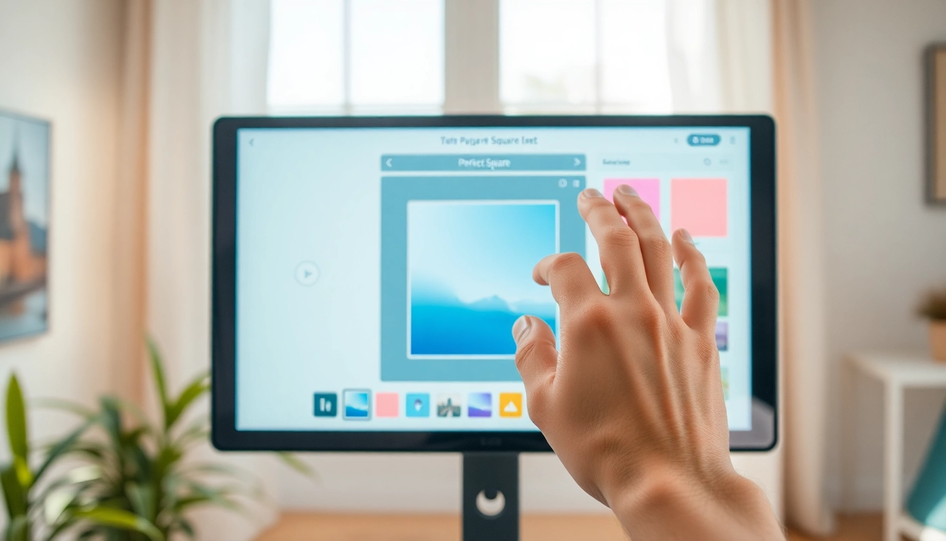Turn image into square with user-friendly online tool featuring blurred backgrounds and color fills for creative projects.
