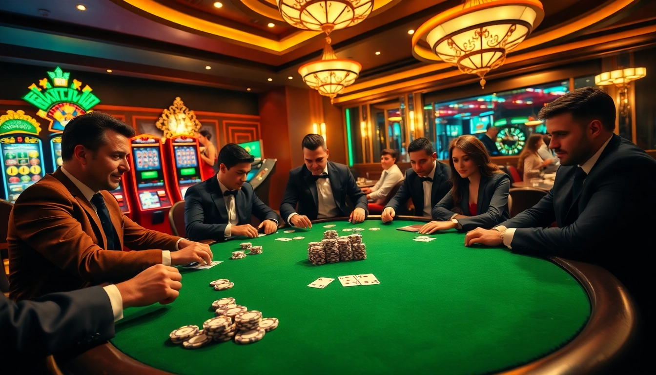 meilleur casino en ligne moments forts des jeux de cartes avec des joueurs pariant passionnément à une table de poker