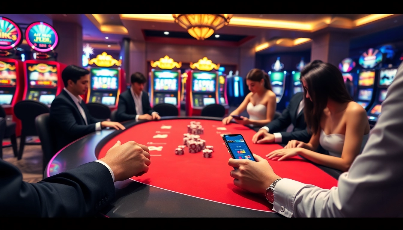 Experience the excitement at af88.com with vibrant casino tables and engaged players.
