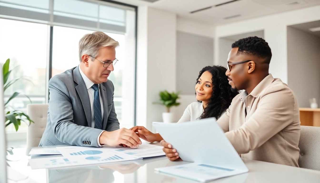 Engaging financial advisor hampton roads va assisting clients in a modern office environment.