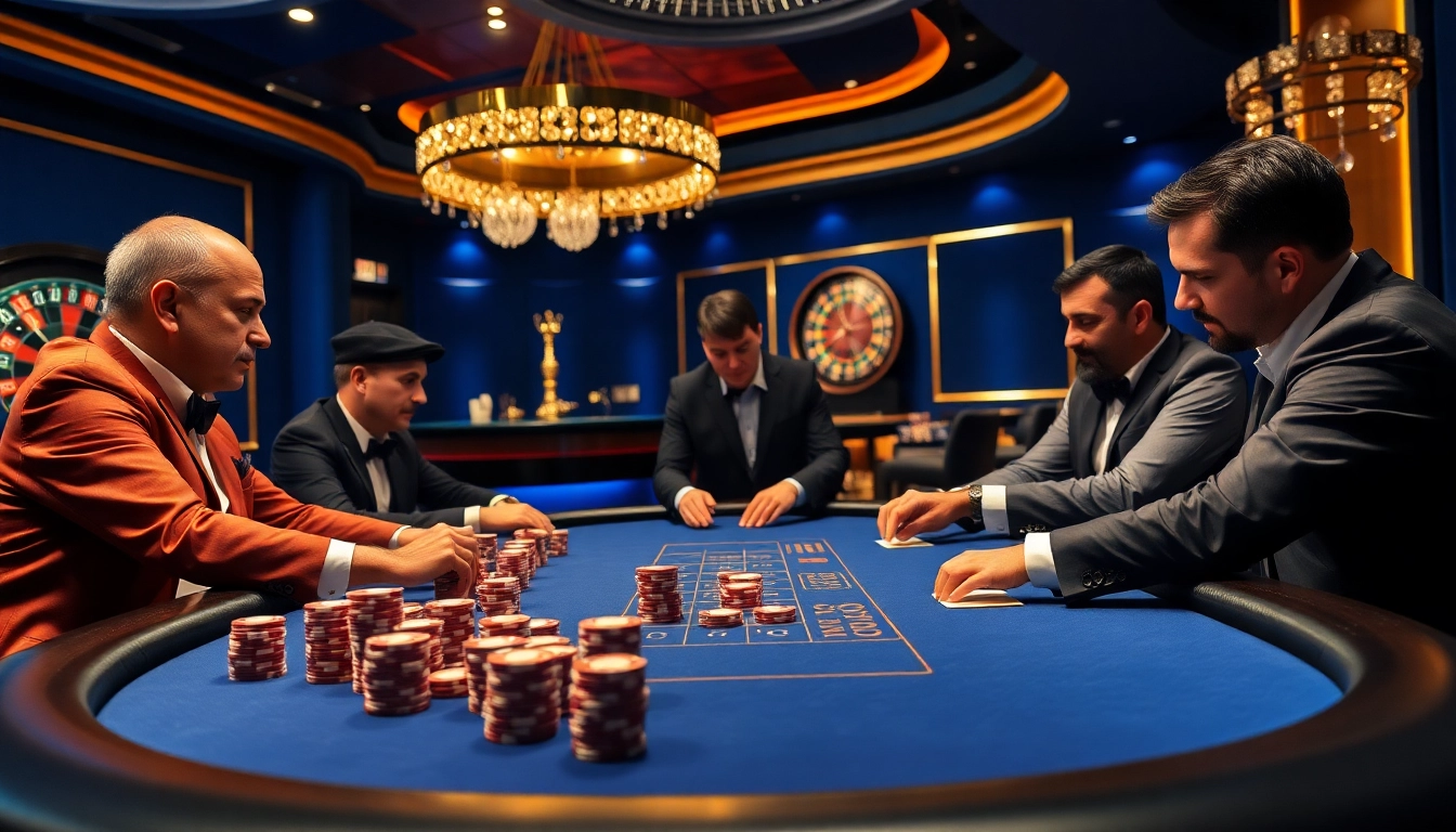 Vivez l'excitation d'un meilleur casino en ligne avec une ambiance de jeu de poker à enjeux élevés.