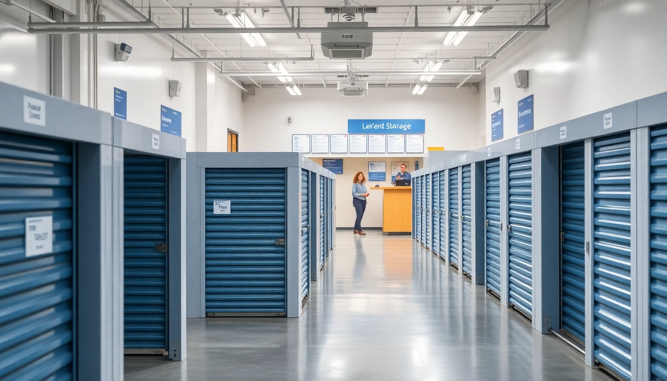 Explore flexible self storage units in a secure facility with organized layouts.