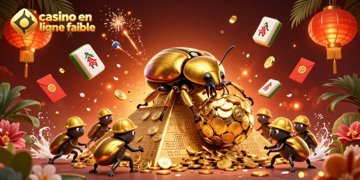 Illustration colorée mettant en avant le casino en ligne fiable avec des symboles de jeu dynamiques.