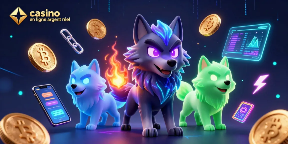Découvrez le casino en ligne argent réel avec des personnages animés et des éléments de crypto-monnaie dynamiques.