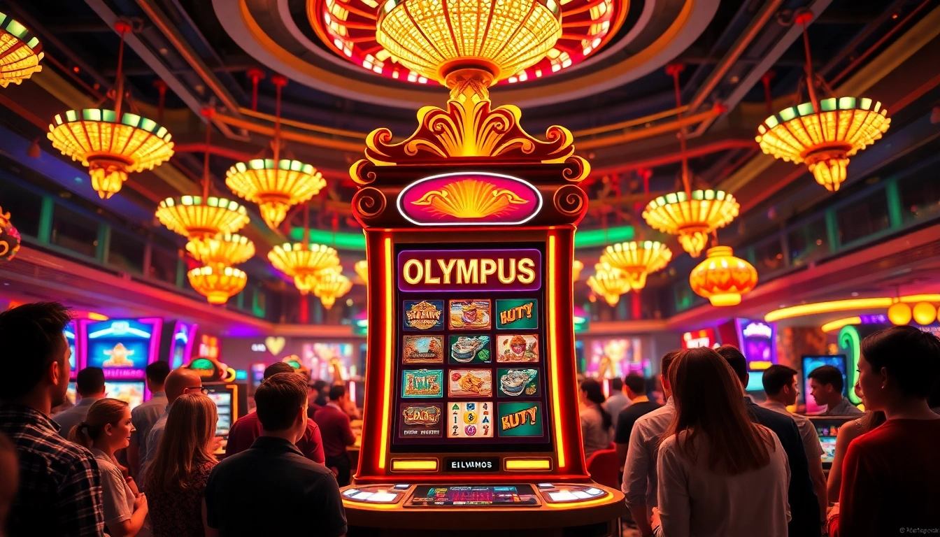 Menangkan jackpot selagi bermain slot demo olympus dengan suasana kasino yang hidup.
