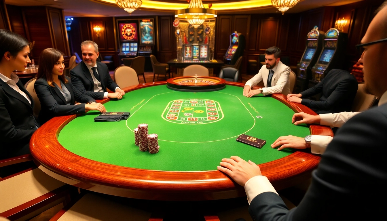 Experience the excitement of Luck8 as players engage in thrilling casino games.