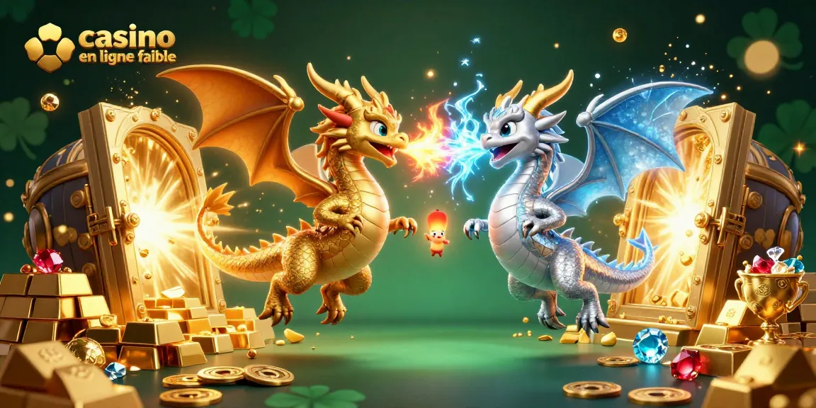 Réalisez des gains avec un casino en ligne fiable grâce à l’illustration captivante de dragons et de trésors.