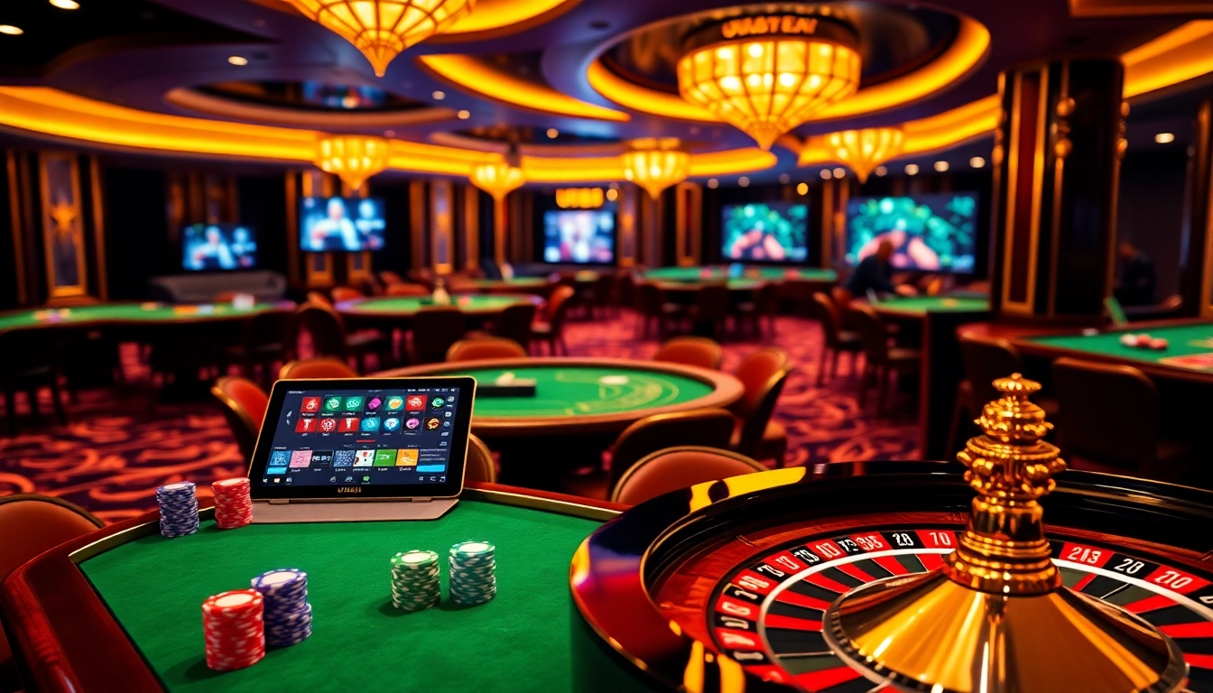 Experience the thrill of UU88 with vibrant casino games and dynamic betting interfaces.