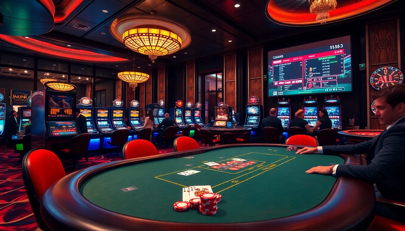 Vivez l'excitation au meilleur casino en ligne avec des tables de poker élégantes et une ambiance de jeu vibrante.