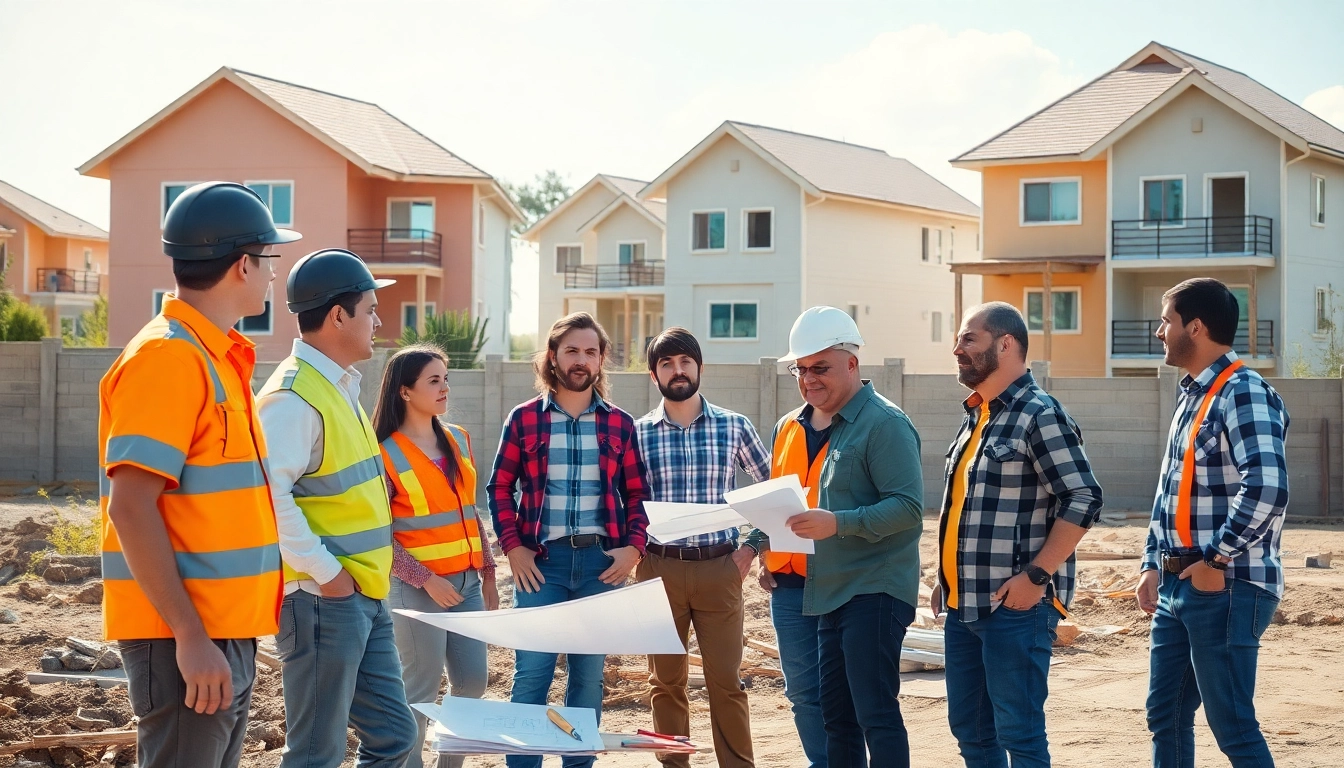 Experienced New Jersey General Contractor team collaborating on a construction project.