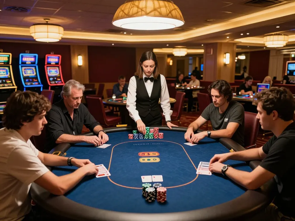 Trải nghiệm gameplay sống động tại bàn poker với liên kết m88 cho việc đặt cược chiến lược.