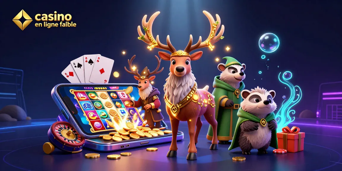 Jouez à des machines à sous sur un casino en ligne fiable avec un druide et un blaireau magique.