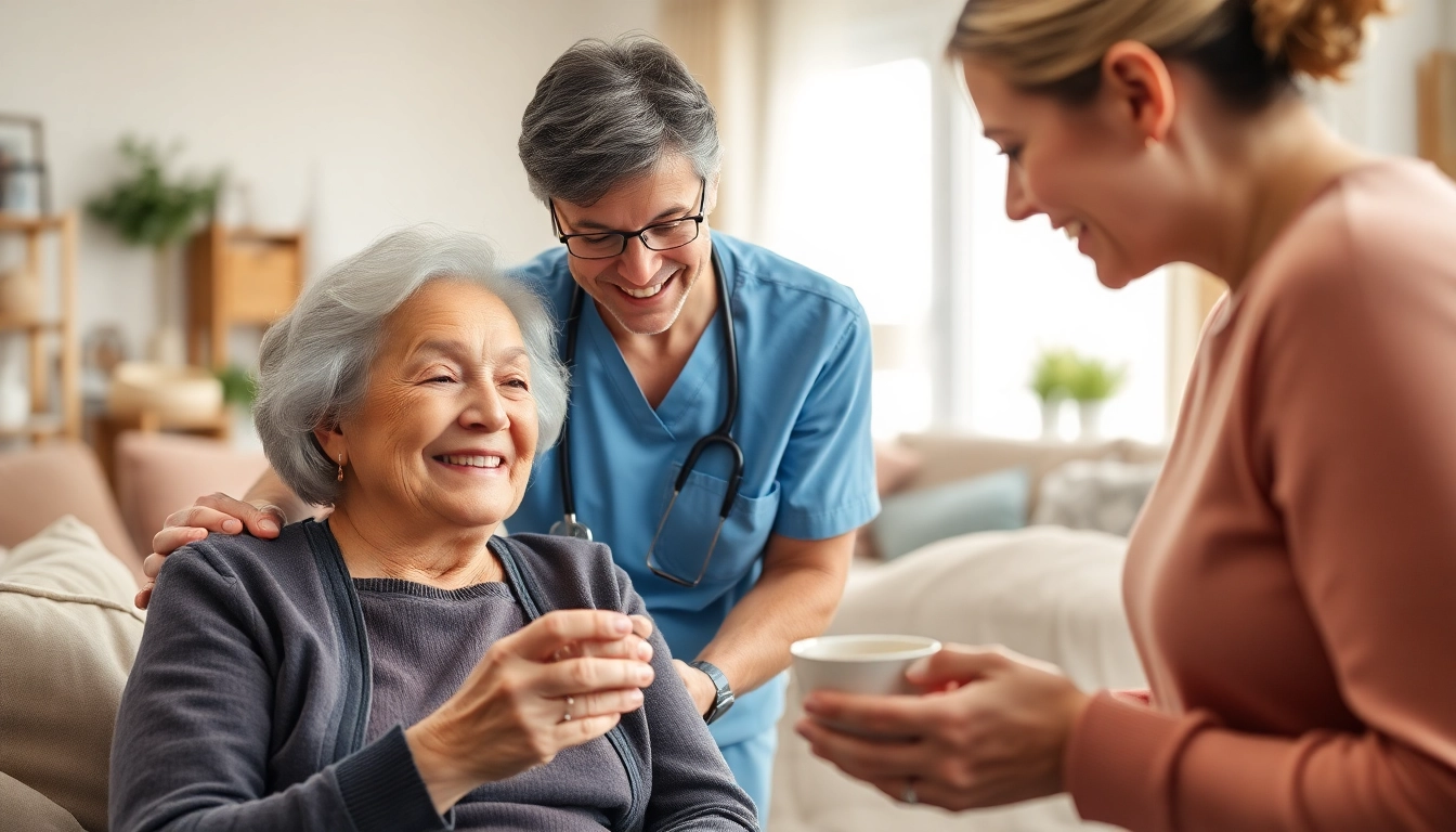 Engaging senior caregivers austin tx supporting an elderly woman in a cozy home setting.