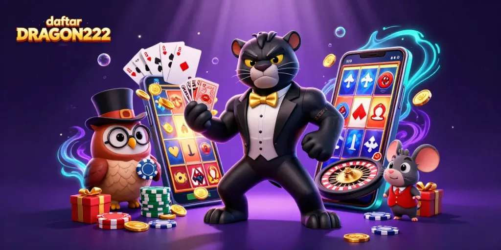 Experience the thrill at daftar DRAGON222 with vibrant slot games and dynamic casino elements.
