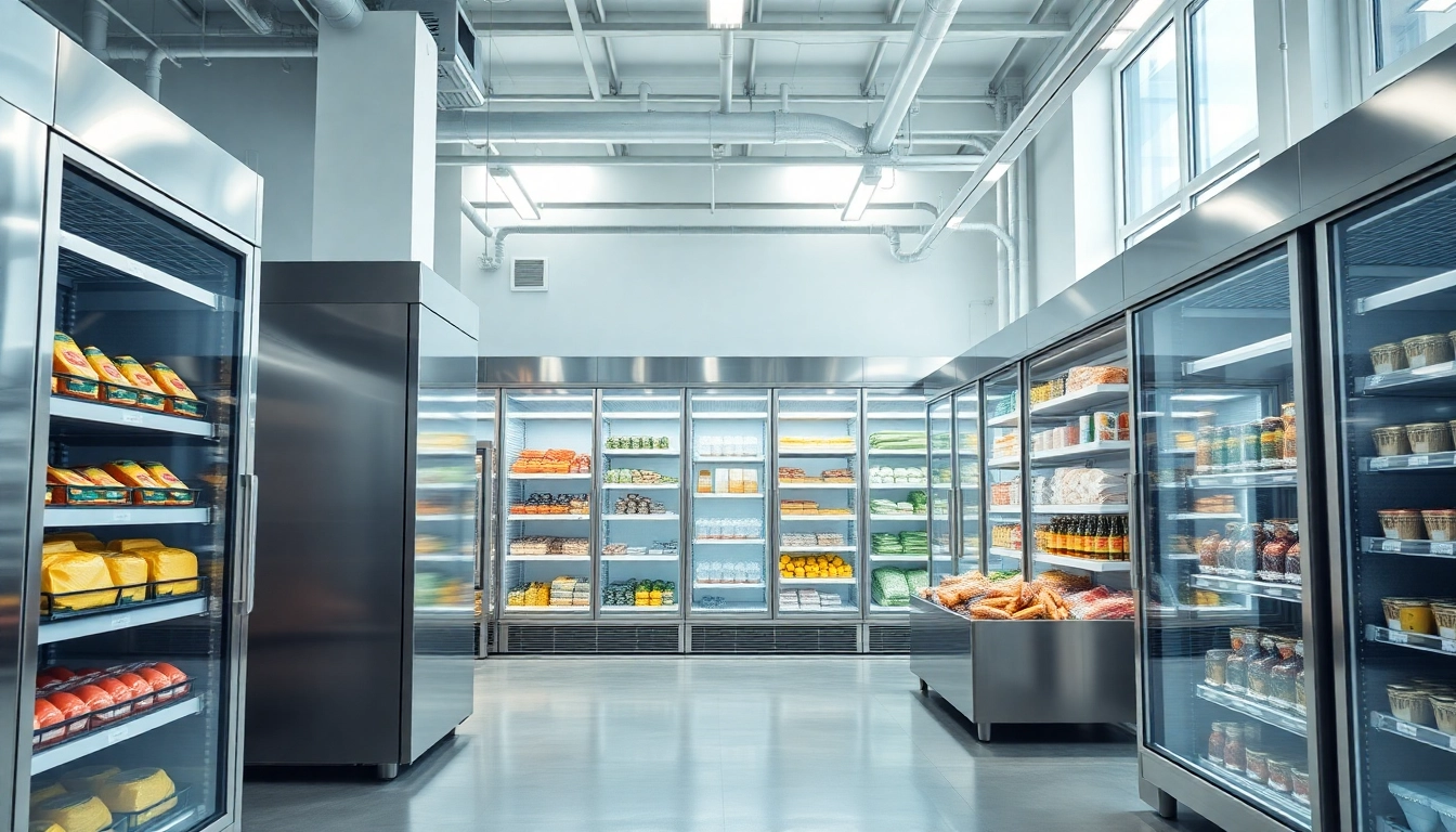 View of a cold room manufacturers UK setup showcasing efficient refrigeration systems.