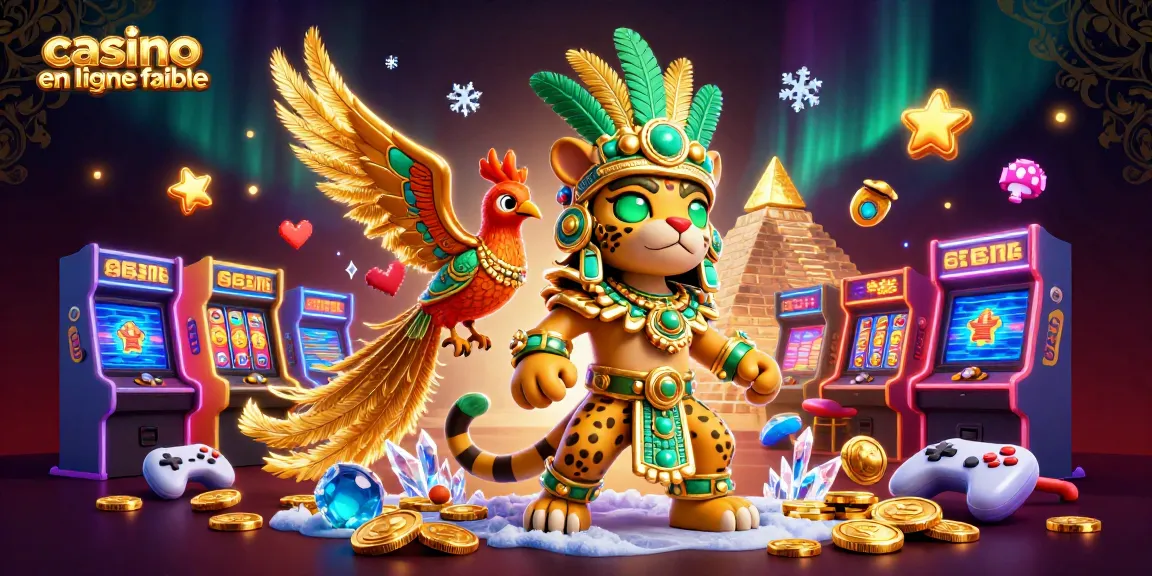 Profitez d'une expérience immersive de casino en ligne fiable avec cette illustration 3D dynamique des jeux de hasard.