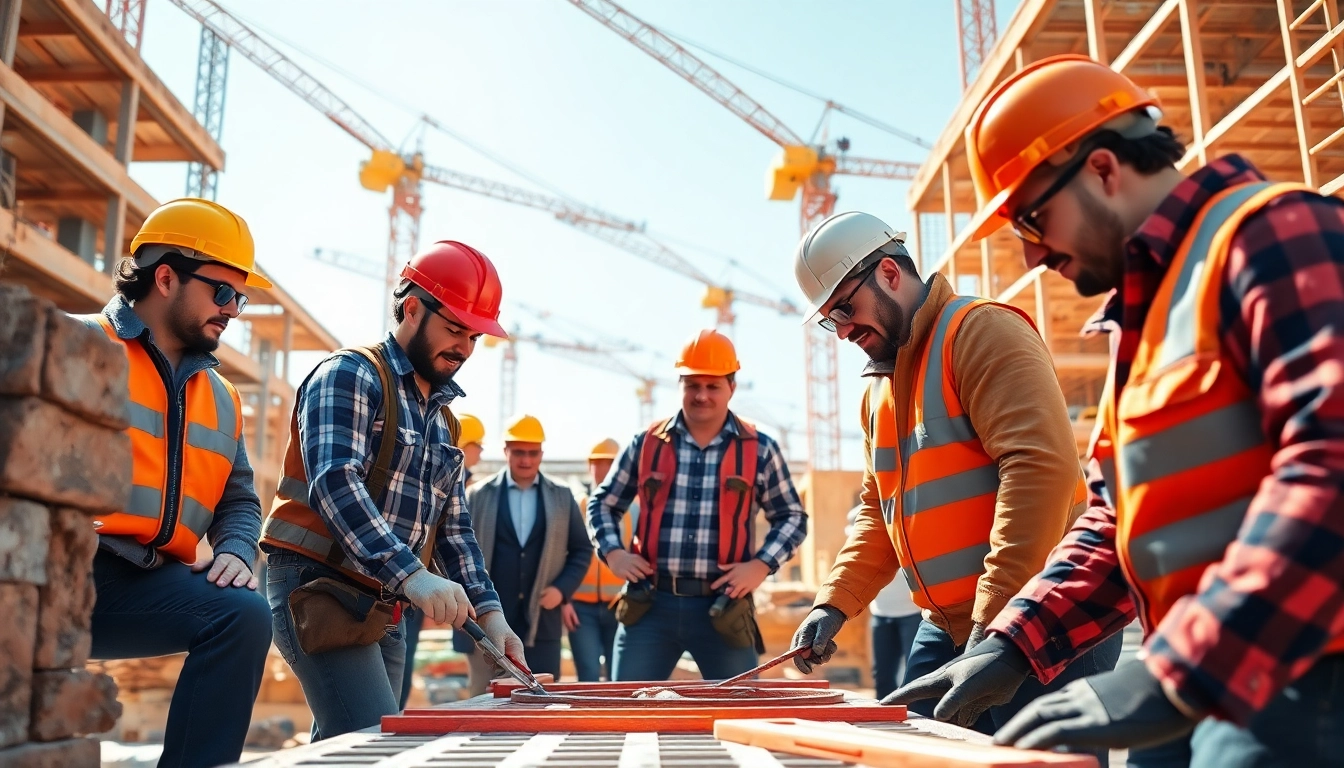 Explore Careers in construction through engaged professionals on a job site.