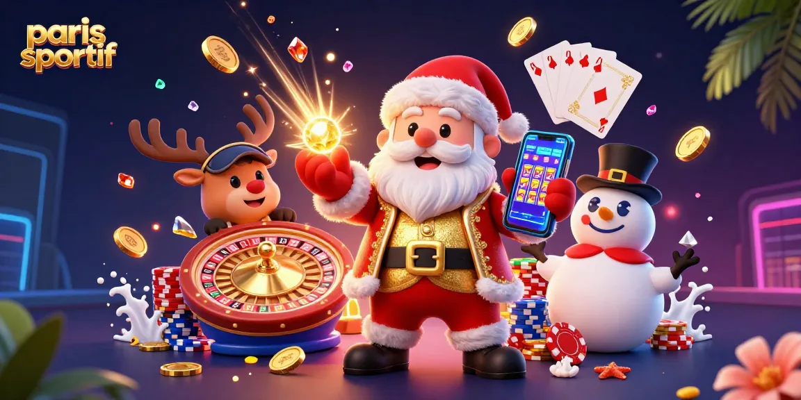 Les paris sportifs prennent vie avec un Santa amusant, des pièces d'or, et plus encore.