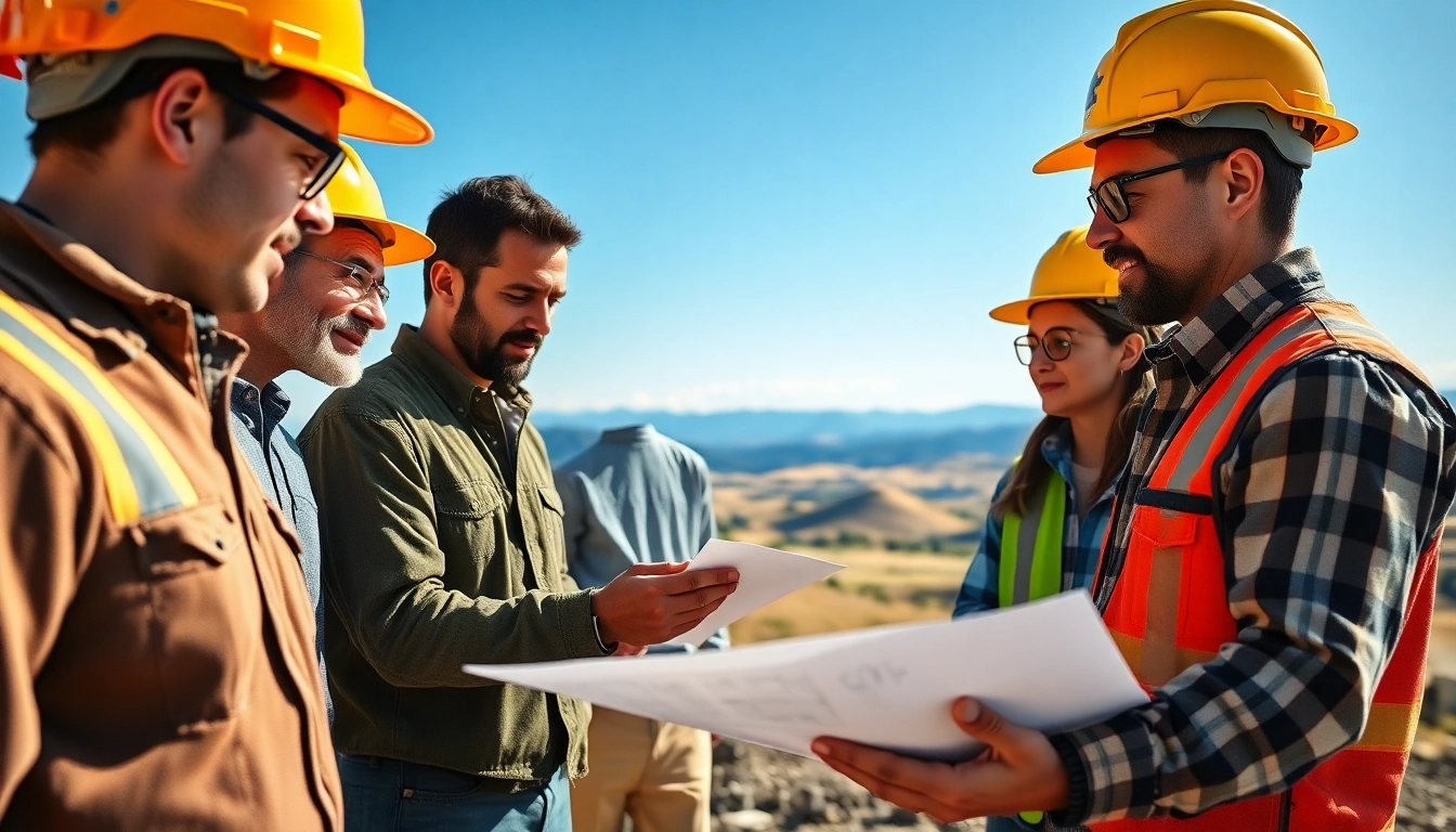 Collaboration in a Wyoming construction association project showcasing teamwork and professionalism.