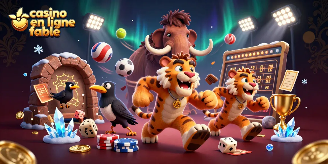 Découvrez le meilleur casino en ligne fiable à travers une illustration dynamique et ludique.