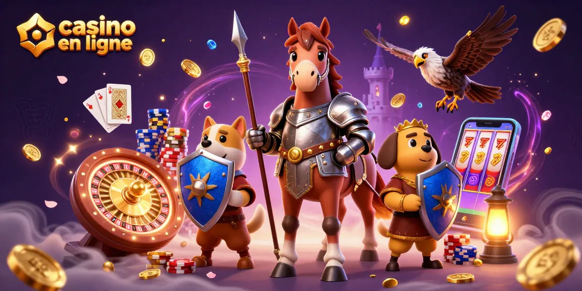 Jouez au casino en ligne avec des personnages médiévaux et des éléments de jeu captivants