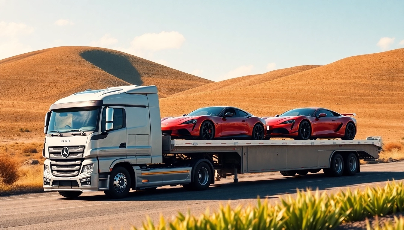Transporting luxury cars with a professional service at https://luxuryautocarriers.com for safe delivery.