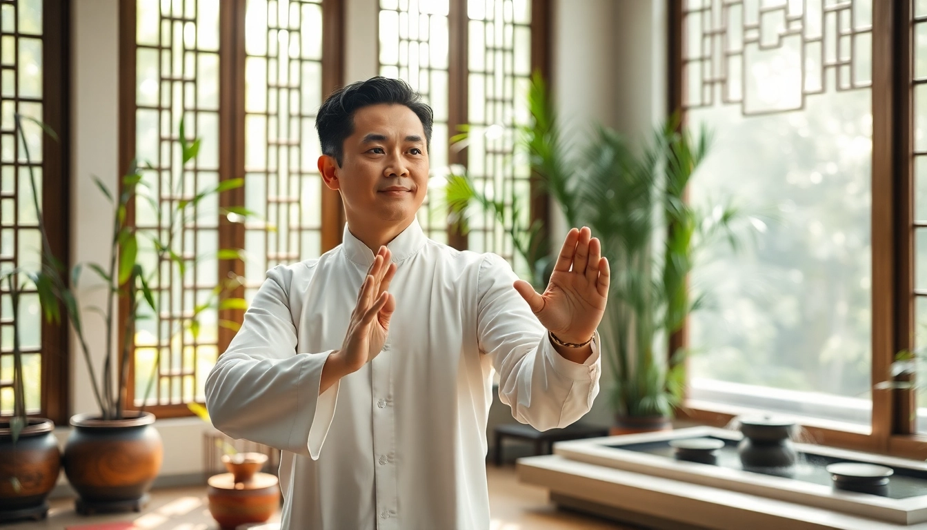 Menerapkan Akupunktur dengan Qi Qong dalam suasana tenang yang ramah dan santai.