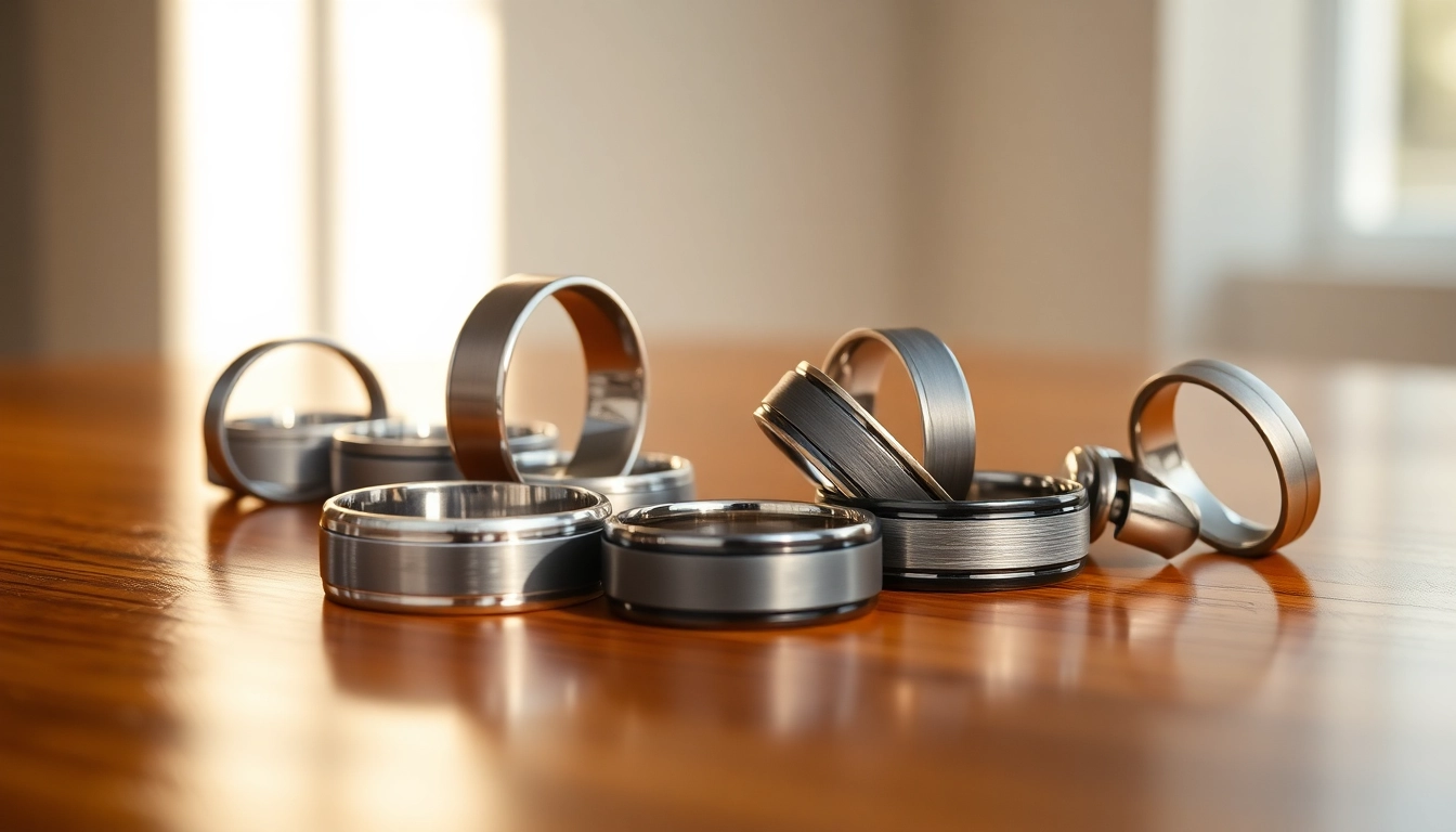 Stylish Gunmetal Wedding Bands for Men: A Modern Choice