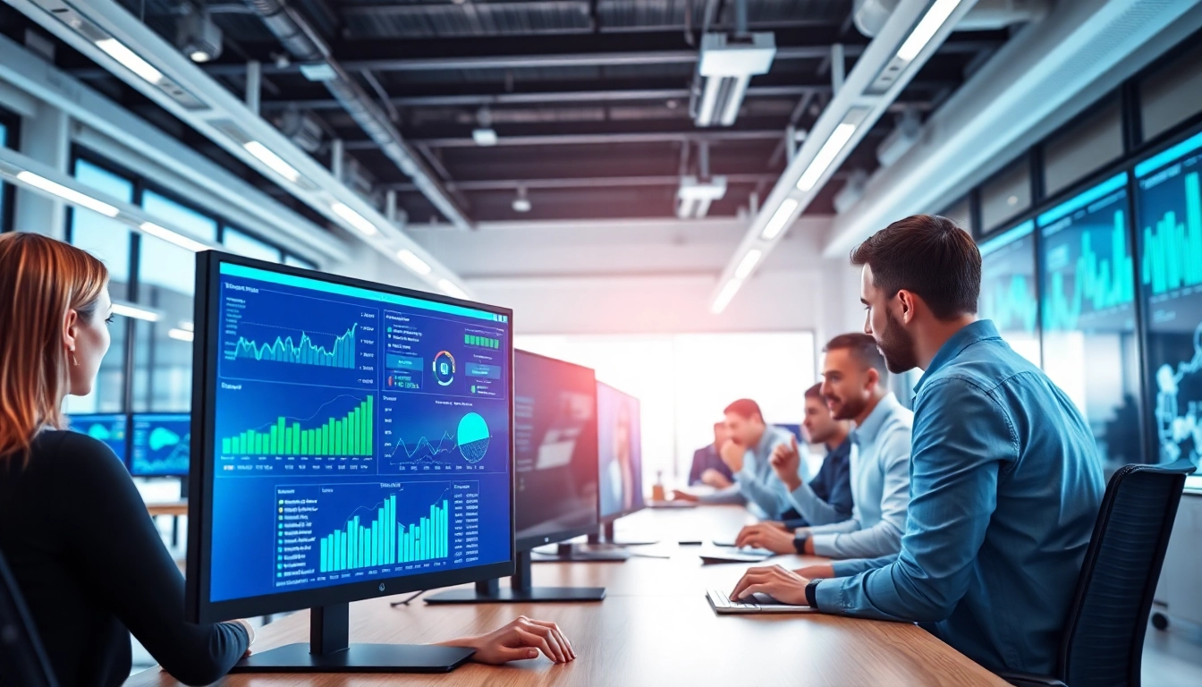 Enhance productivity with an enterprise ai assistant interface in a modern office environment.