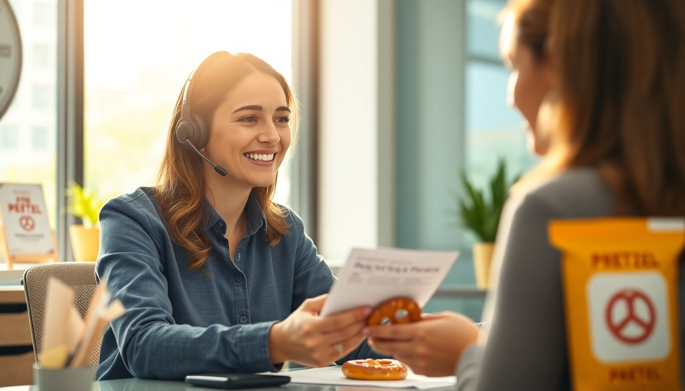 Learn how Pretzel warranty claims work with a friendly representative assisting a satisfied customer.