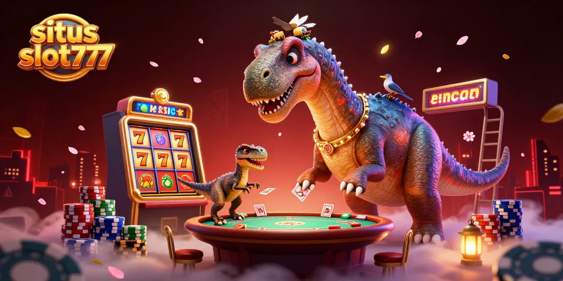 Experience excitement at situs slot777 with vibrant slot reels, lucky symbols, and engaging characters!