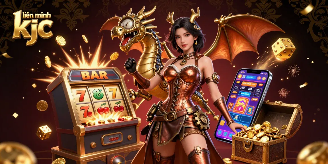 Experience the exciting world of liên minh kjc with a vibrant 3D casino scene featuring thrilling games.