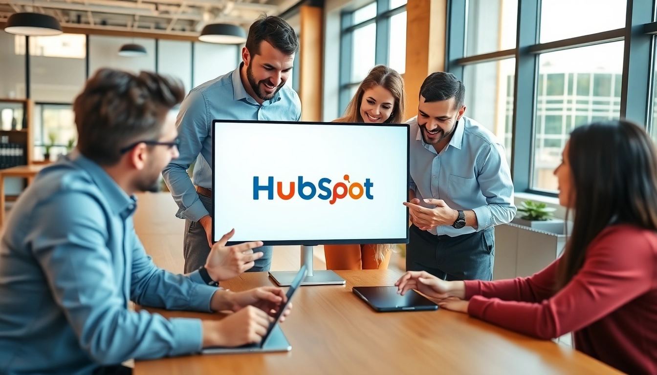 Utilize HubSpot CRM free for effective collaboration in a modern workspace.