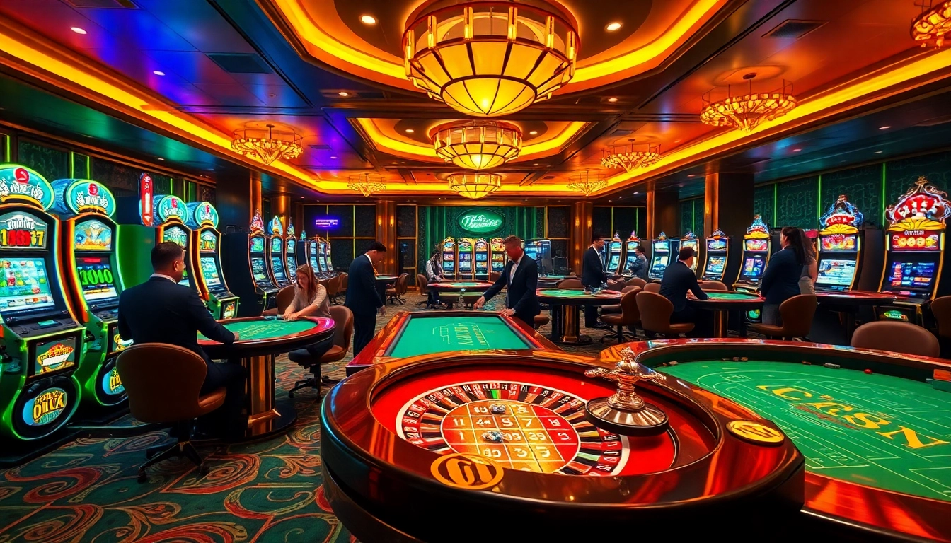 Vivez le frisson et l'élégance du meilleur casino en ligne avec une action de jeu dynamique et un décor vibrant.