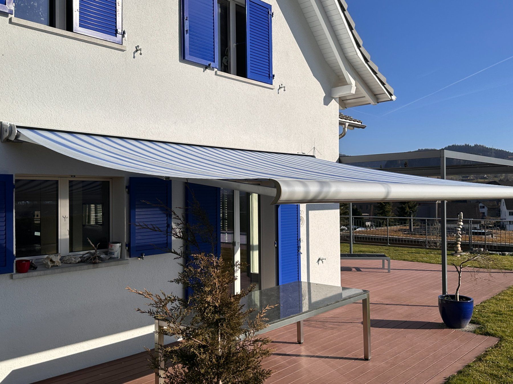Markise 5m elektrisch mit Motor – Mehr Komfort mit ADA-Wintergarten