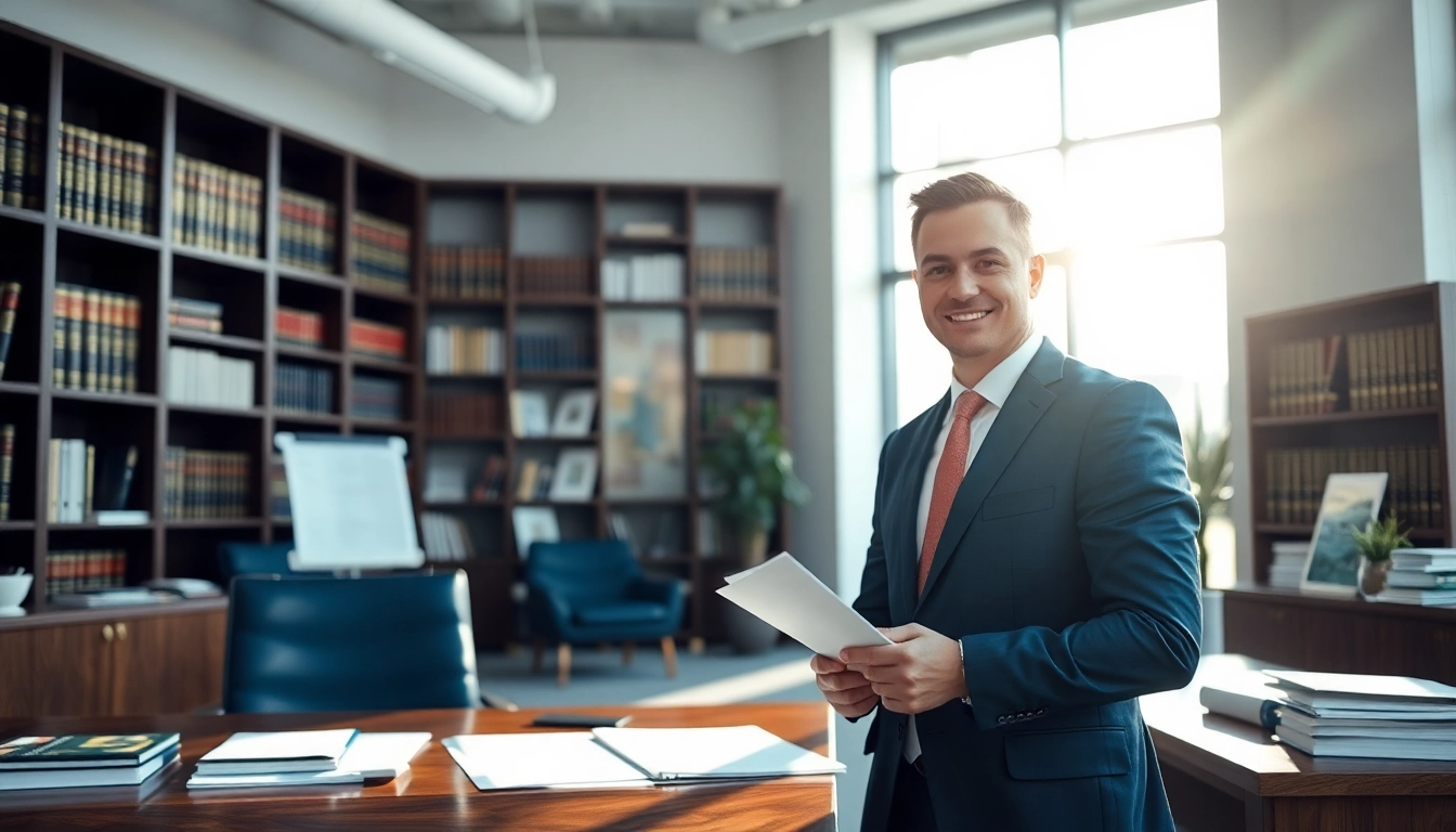Engaging Washington DC Venture Capital Lawyer providing legal counsel in a modern office environment.