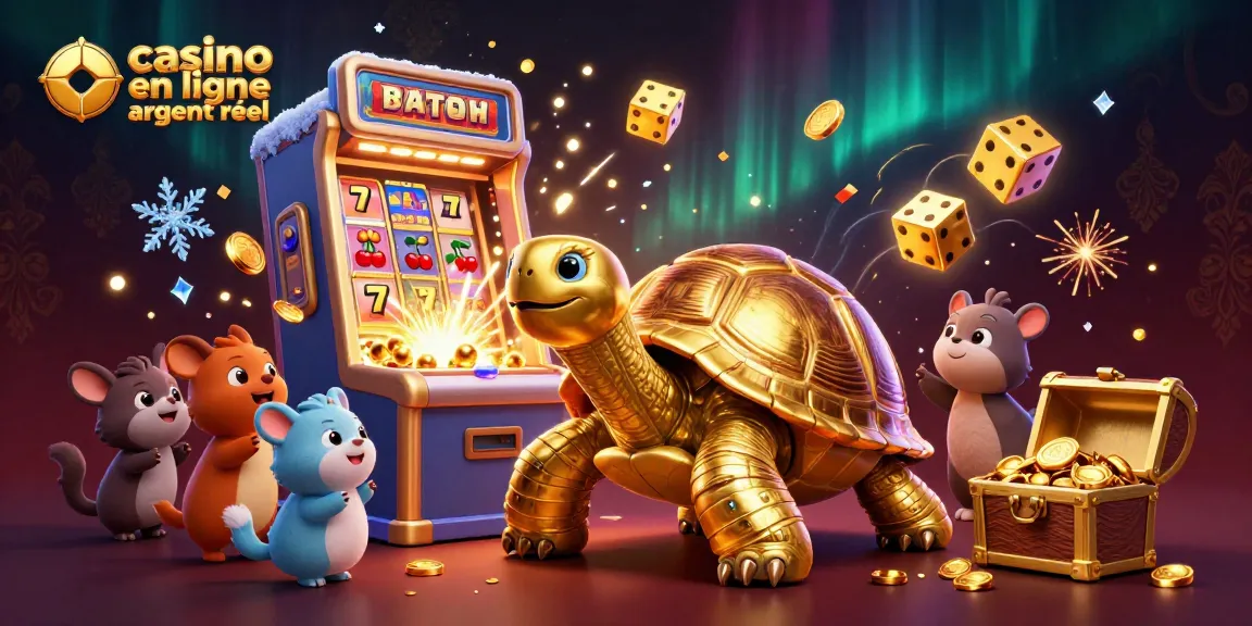 Actionner le jackpot sur un casino en ligne argent réel avec une machine à sous dynamique et des personnages amusants.