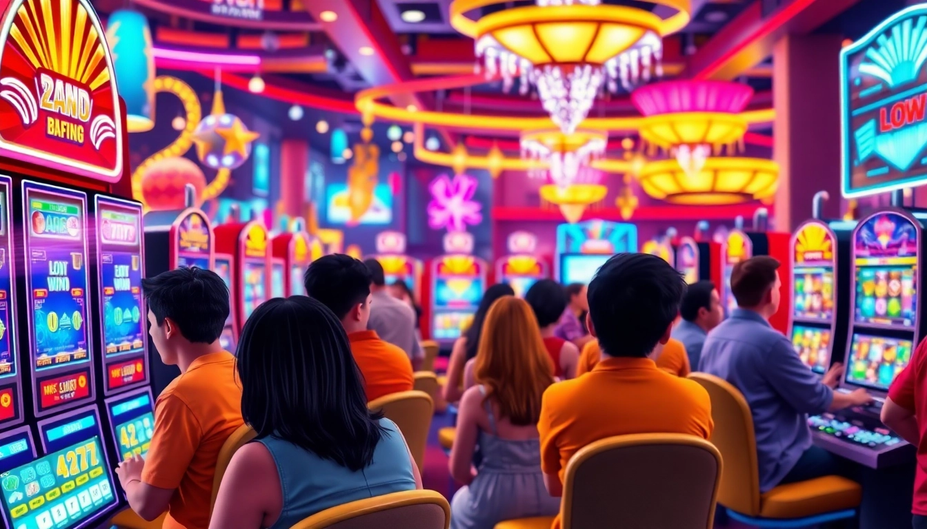 เล่น PG slot ในบรรยากาศคาสิโนที่มีชีวิตชีวาและเครื่องสล็อตหลากสีสัน