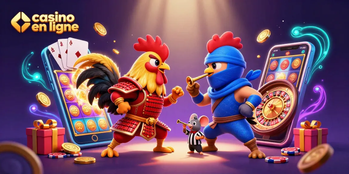Le casino en ligne présente un affrontement dramatique entre coqs 3D, enrichi d'une ambiance ludique et de jeux variés.