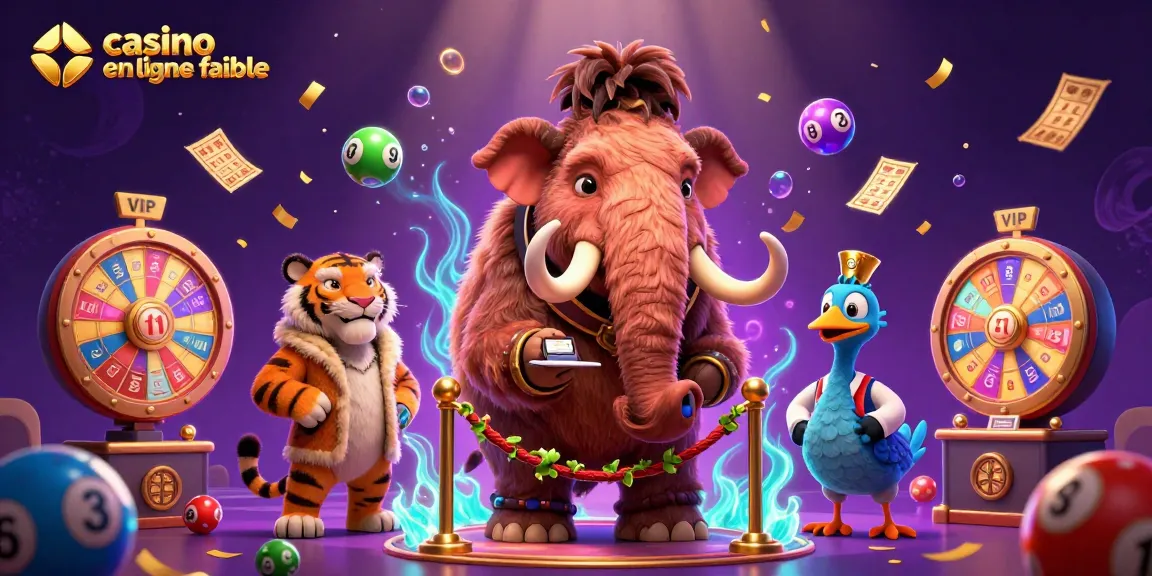 Profitez d'une expérience de casino en ligne fiable avec notre illustration 3D dynamique et colorée.