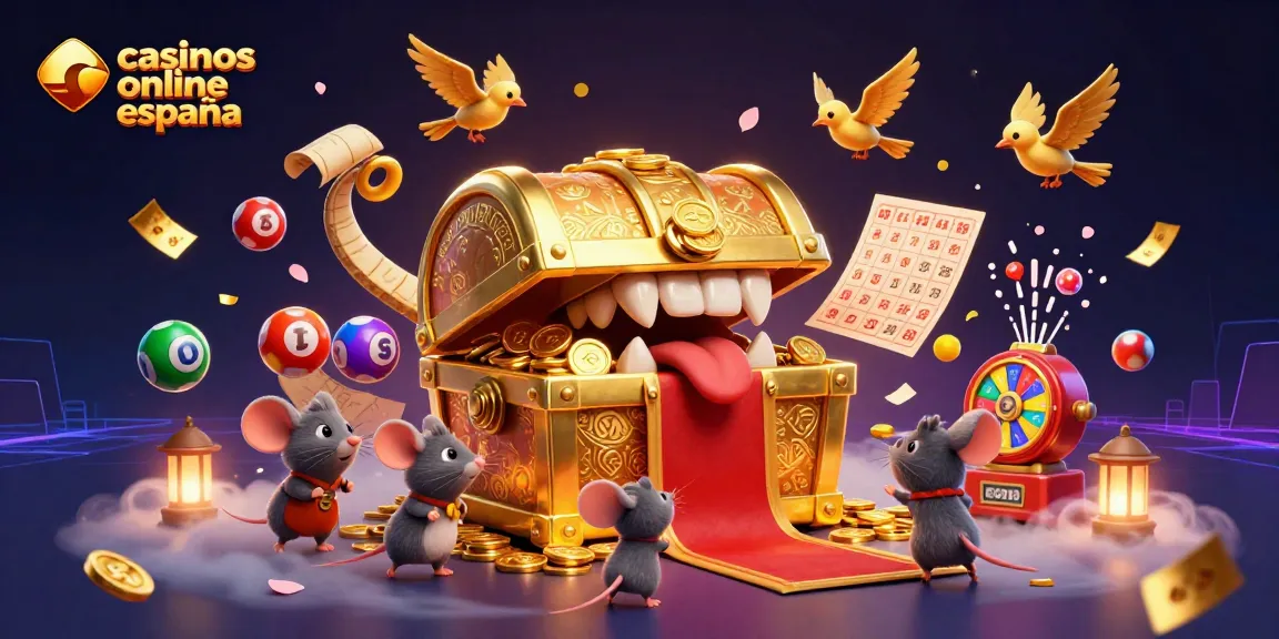 Disfruta de la experiencia en casinos online en España con esta ilustración vibrante y dinámica.