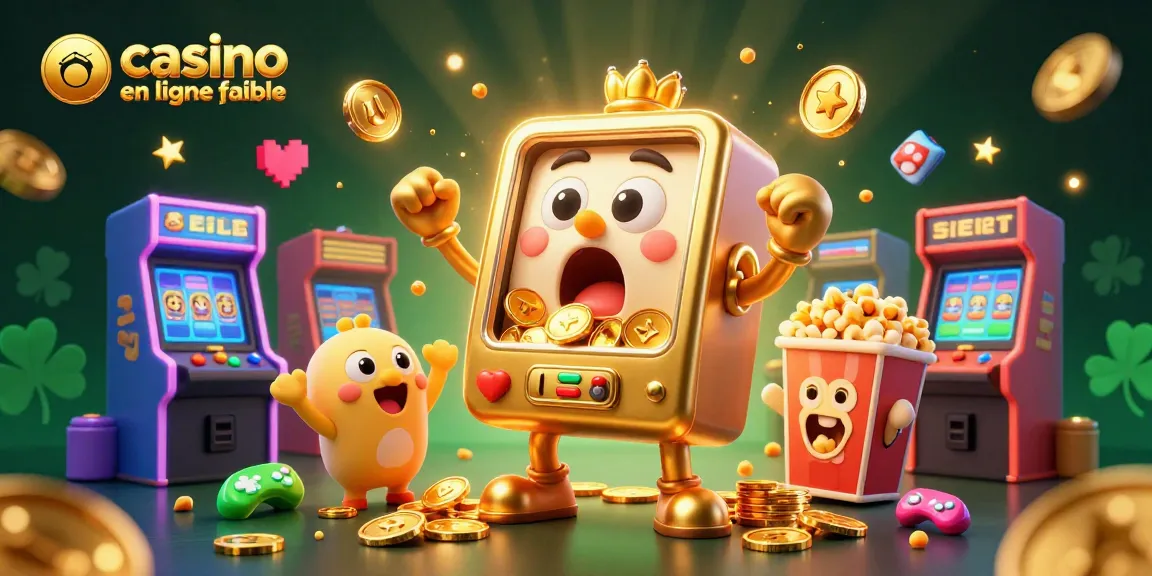 Gagnez avec le casino en ligne fiable, un slot qui remporte un jackpot incroyable entouré de machines à sous animées.