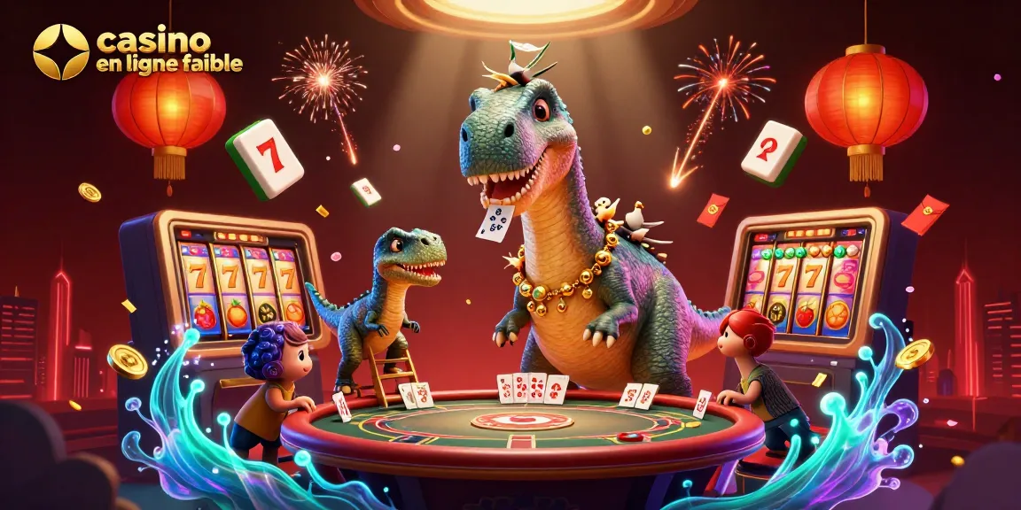 Ressentez l'excitation des jeux avec un brontosaurus dans un casino en ligne fiable.