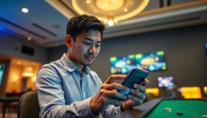 MV 88 app in a modern online gaming environment showcasing user engagement and safety features.