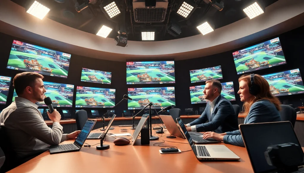 Engaging sports news coverage at sportsbytes.com.ph highlighting journalists in action.